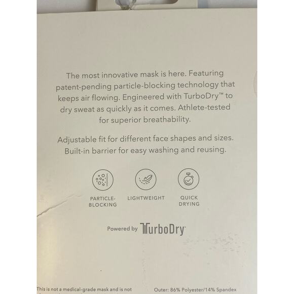 Athleta Activate Set of 2 Face Masks New in Box - Picture 5 of 7